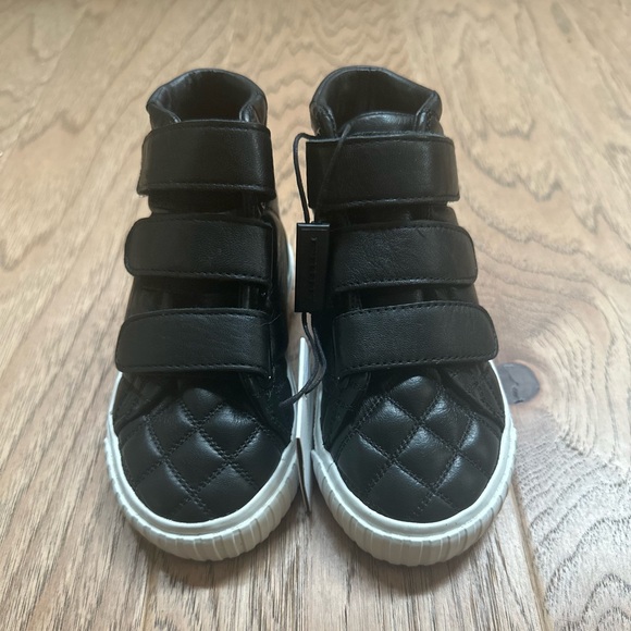 NWT BURBERRY VELCRO HIGH-TOP SNEAKERS - Picture 3 of 6